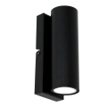Iluminação de parede WALL 1xGU10/8W/230V preto