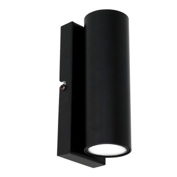 Iluminação de parede WALL 1xGU10/8W/230V preto