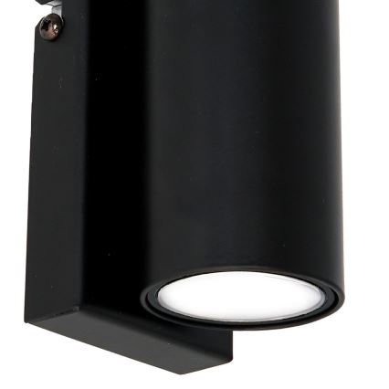 Iluminação de parede WALL 1xGU10/8W/230V preto