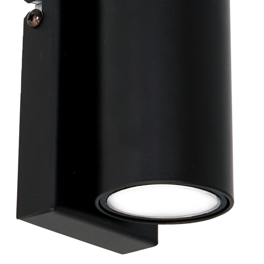 Iluminação de parede WALL 1xGU10/8W/230V preto