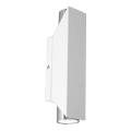 Iluminação de parede WALL 2xGU10/8W/230V branco/cromado brilhante