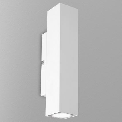 Iluminação de parede WALL 2xGU10/8W/230V branco