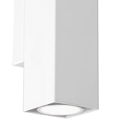 Iluminação de parede WALL 2xGU10/8W/230V branco