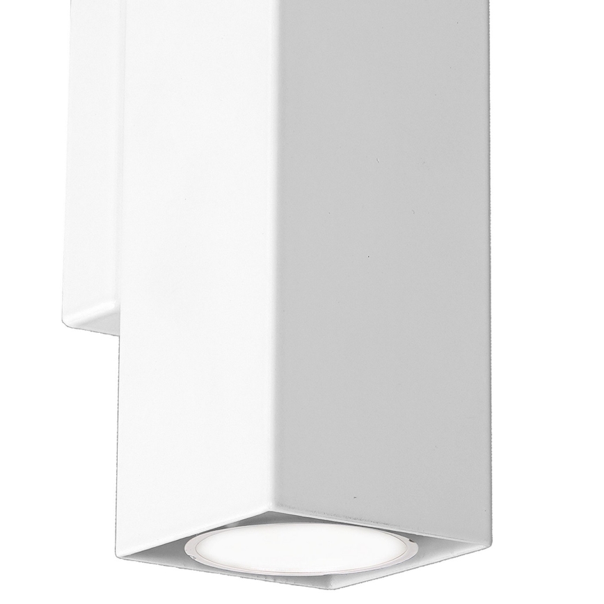 Iluminação de parede WALL 2xGU10/8W/230V branco