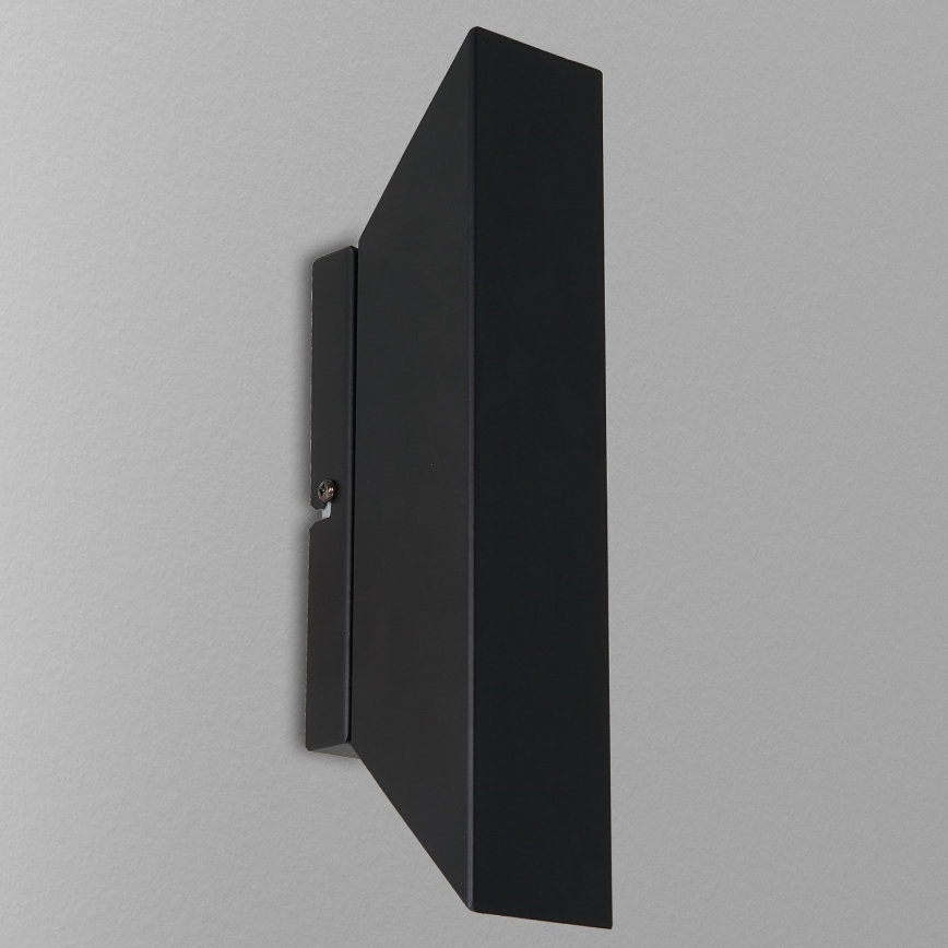 Iluminação de parede WALL 2xGU10/8W/230V preto