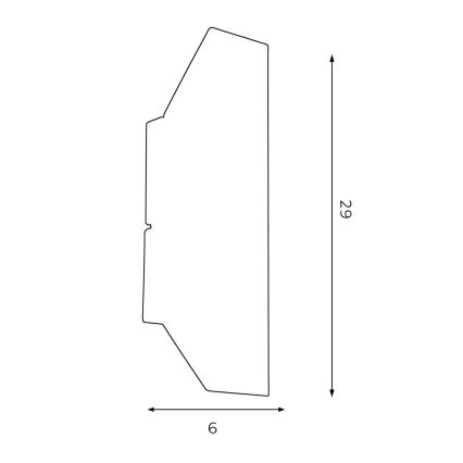 Iluminação de parede WALL 2xGU10/8W/230V preto