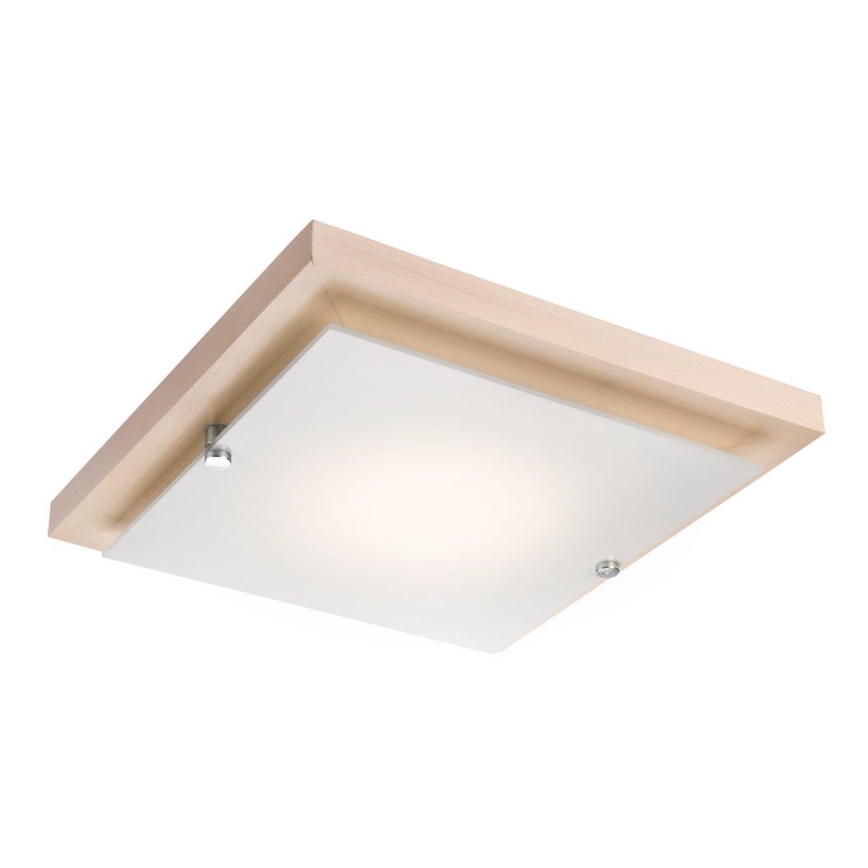 Iluminação de teto 1xE27/60W/230V faia - FSC certificado