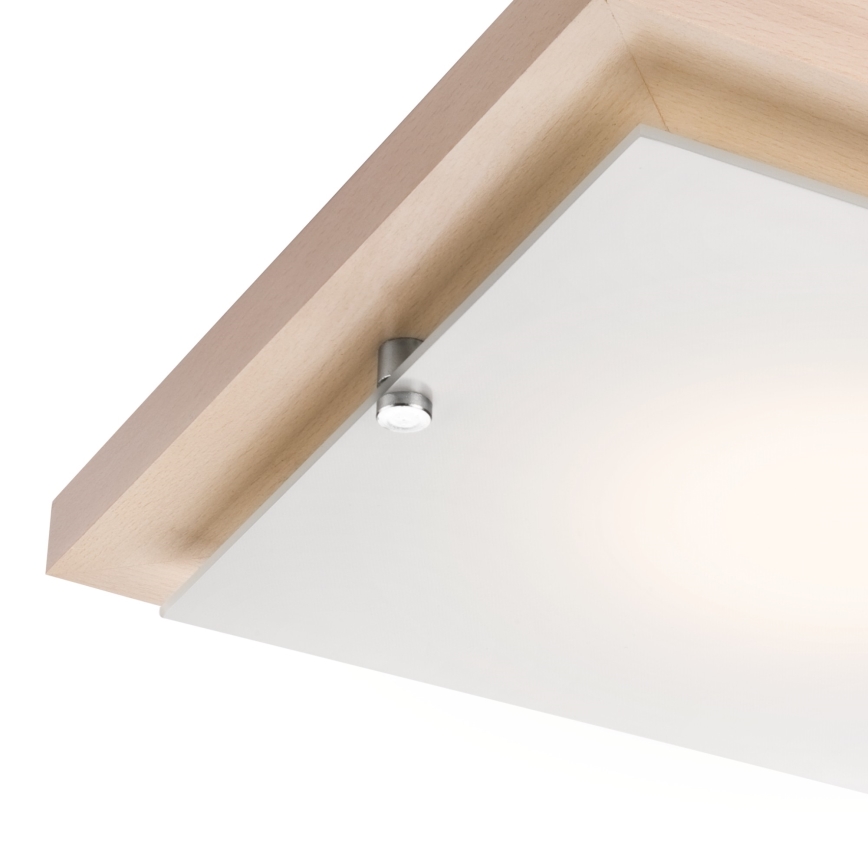 Iluminação de teto 1xE27/60W/230V faia - FSC certificado