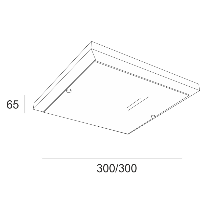 Iluminação de teto 1xE27/60W/230V faia - FSC certificado