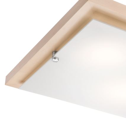 Iluminação de teto 2xE27/60W/230V faia - FSC certificado