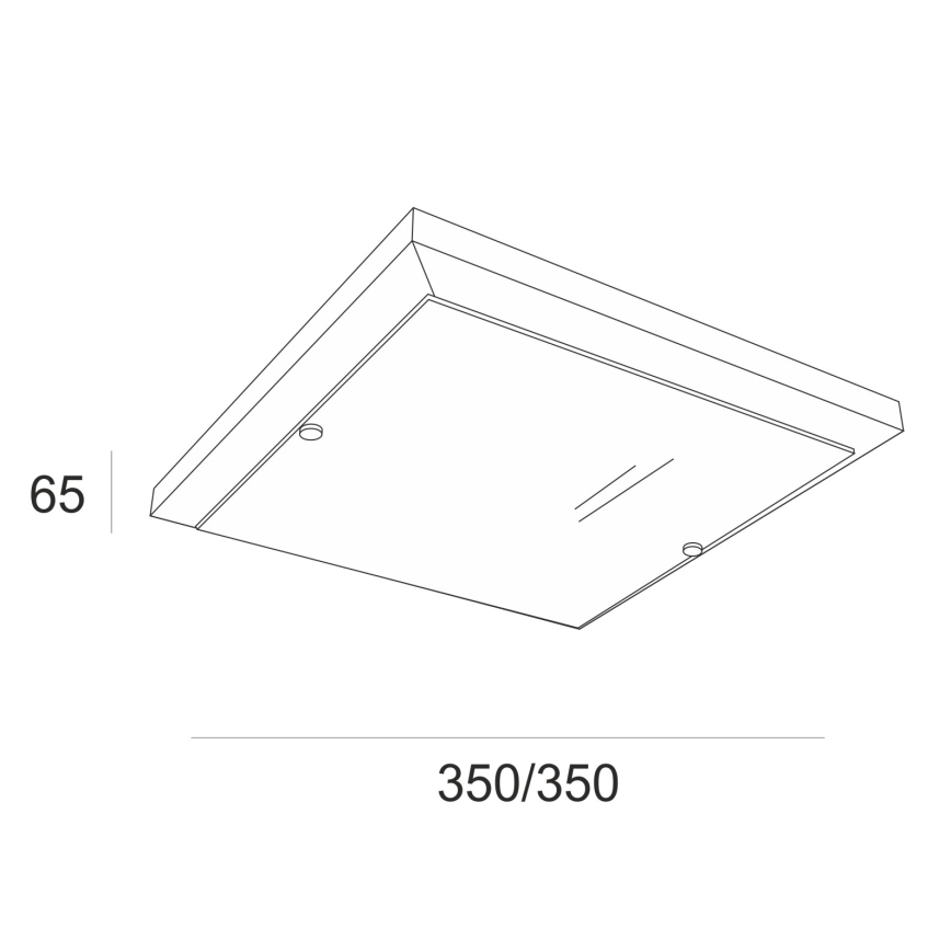 Iluminação de teto 2xE27/60W/230V faia - FSC certificado