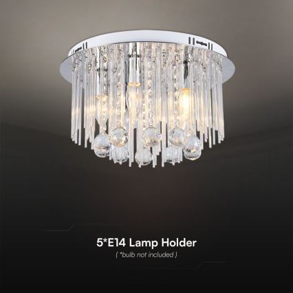 Iluminação de teto 5xE14/40W/230V diâmetro 40 cm
