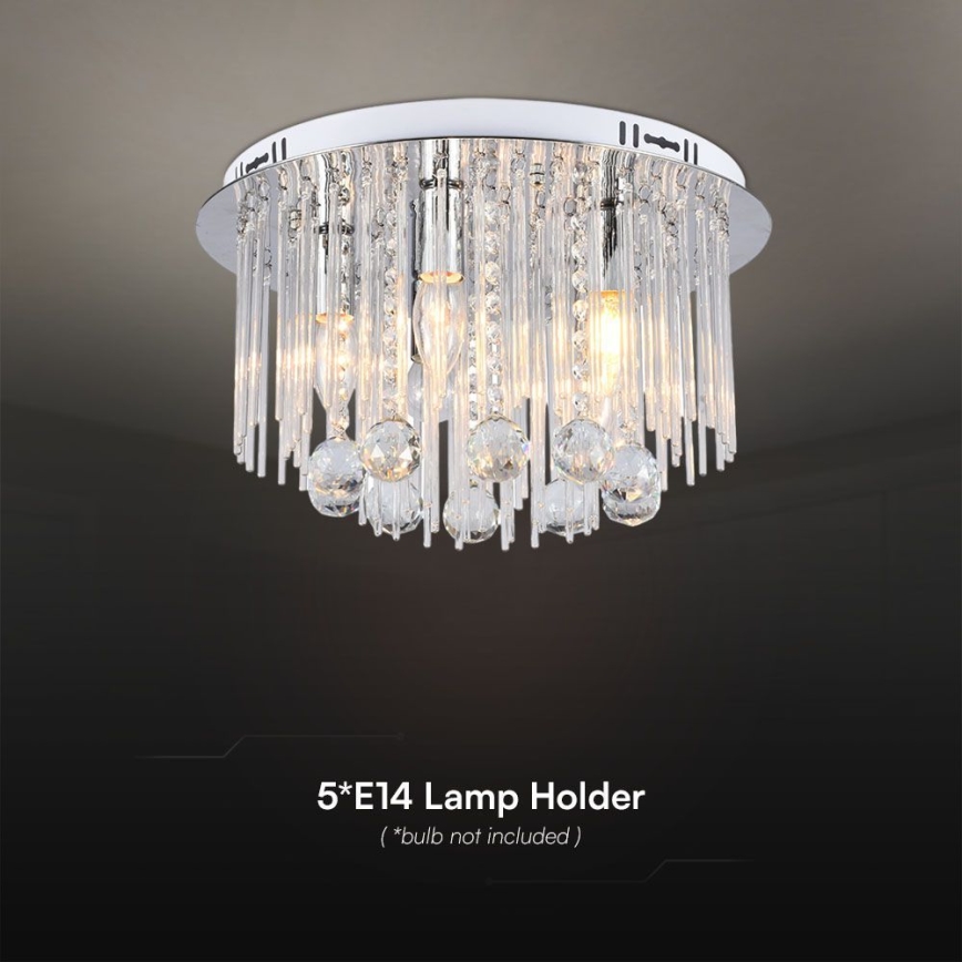 Iluminação de teto 5xE14/40W/230V diâmetro 40 cm