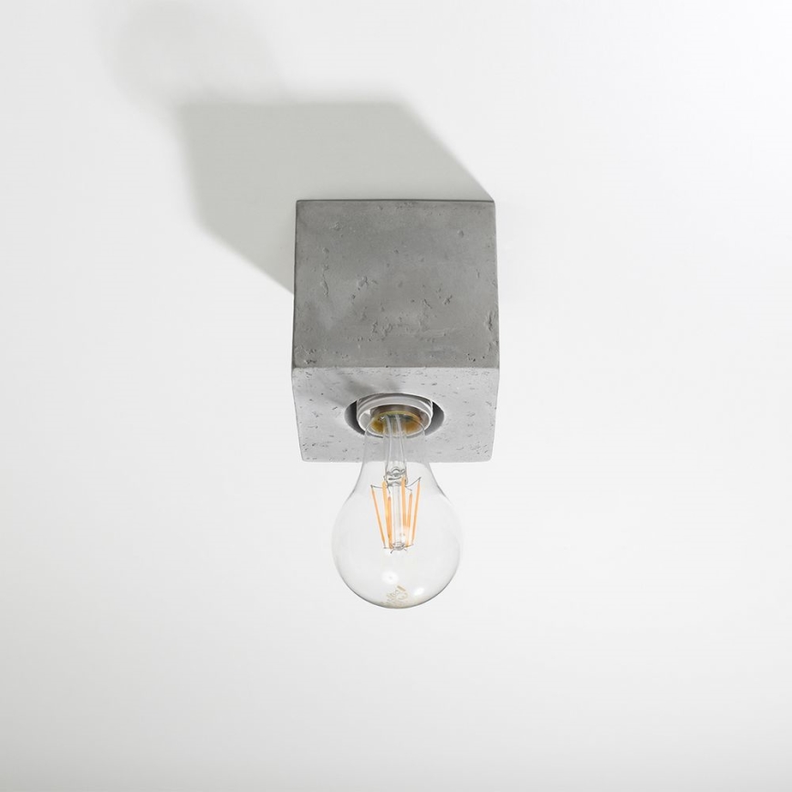 Iluminação de teto ABEL 1xE27/60W/230V betão