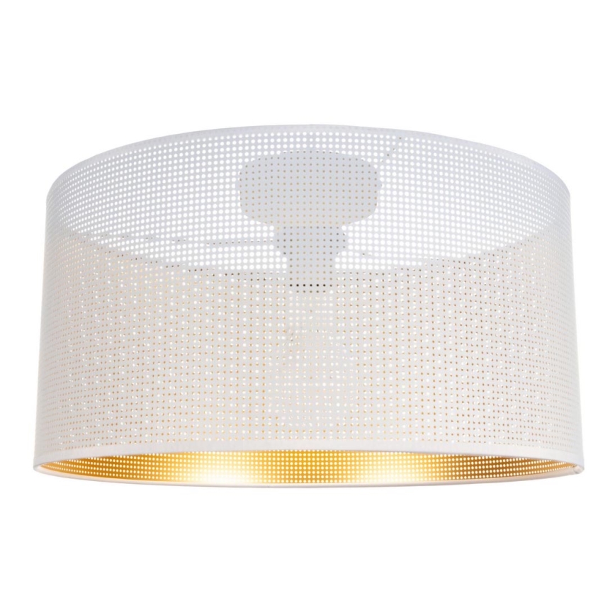 Iluminação de teto ALDO 1xE27/60W/230V diâmetro 40 cm branco