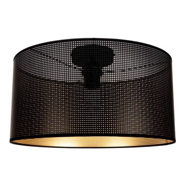 Iluminação de teto ALDO 1xE27/60W/230V diâmetro 40 cm preto