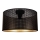 Iluminação de teto ALDO 1xE27/60W/230V diâmetro 40 cm preto