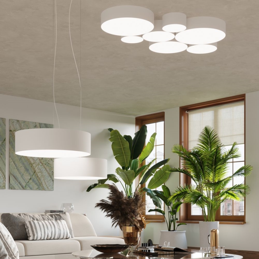 Iluminação de teto ARENA 4xE27/60W/230V branco