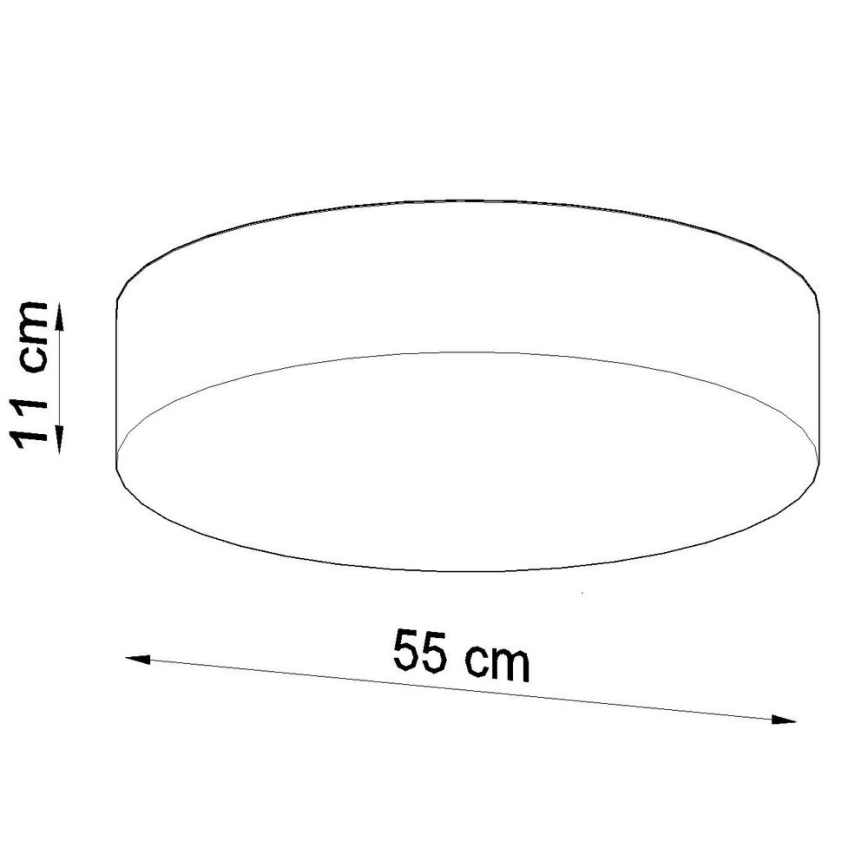 Iluminação de teto ARENA 4xE27/60W/230V branco