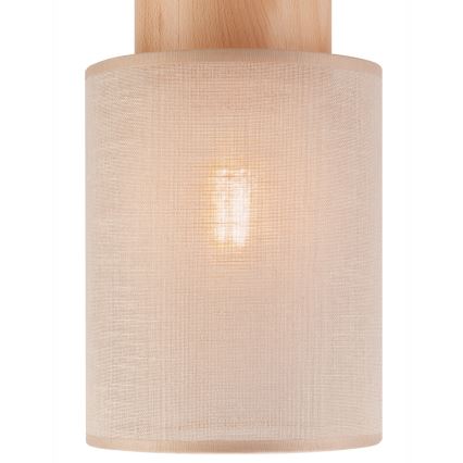 Iluminação de teto ARI 1xE27/60W/230V diâmetro 16 cm bege
