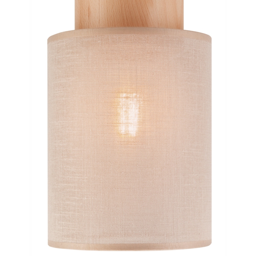 Iluminação de teto ARI 1xE27/60W/230V diâmetro 16 cm bege