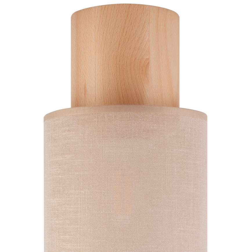 Iluminação de teto ARI 1xE27/60W/230V diâmetro 16 cm bege