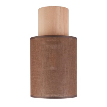 Iluminação de teto ARI 1xE27/60W/230V diâmetro 16 cm castanho