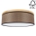 Iluminação de teto BENITA 2xE27/25W/230V diâmetro 48 cm castanho/carvalho – FSC certificado