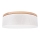 Iluminação de teto BENITA 2xE27/25W/230V diâmetro 48 cm creme/carvalho