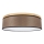 Iluminação de teto BENITA 4xE27/25W/230V diâmetro 58 cm castanho/carvalho