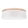 Iluminação de teto BENITA 4xE27/25W/230V diâmetro 58 cm creme/carvalho