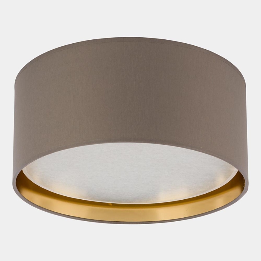 Iluminação de teto BILBAO 4xE27/15W/230V d. 45 cm castanho/dourado