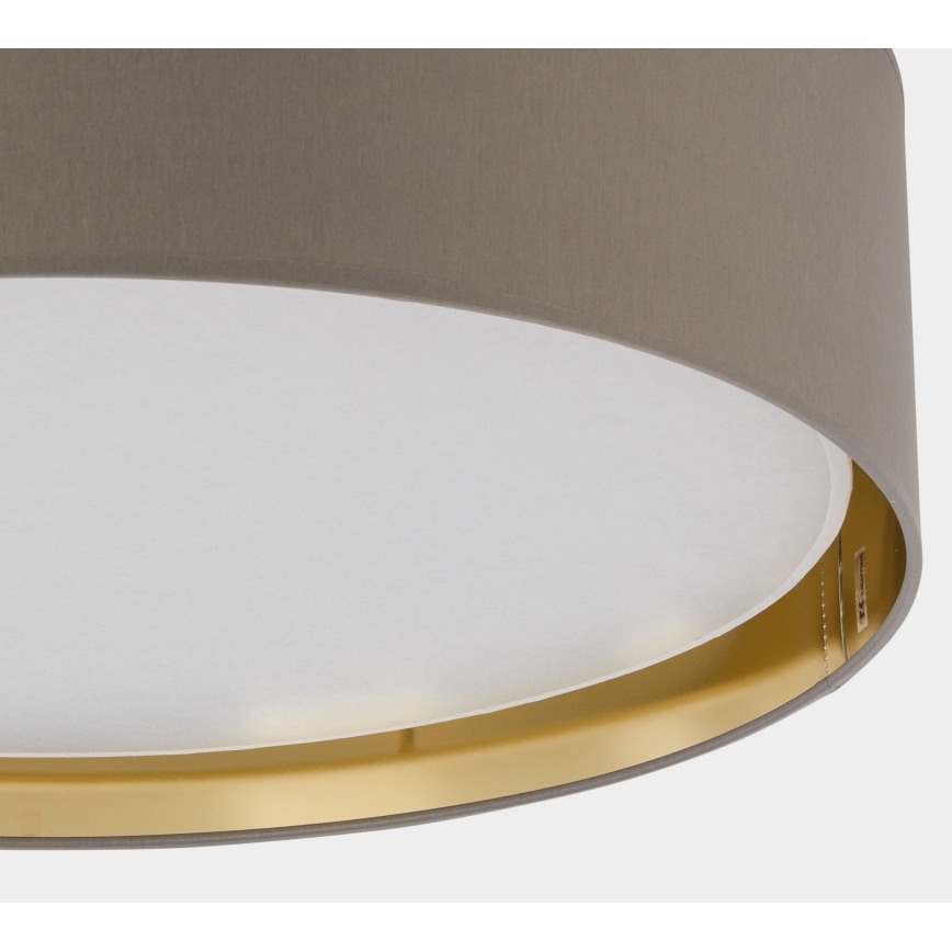 Iluminação de teto BILBAO 4xE27/15W/230V d. 45 cm castanho/dourado