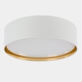 Iluminação de teto BILBAO 4xE27/15W/230V d. 60 cm branco/dourado
