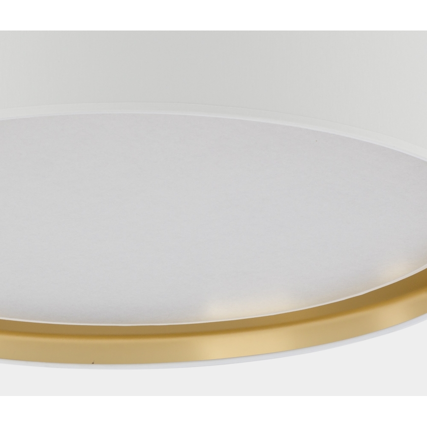 Iluminação de teto BILBAO 4xE27/15W/230V d. 60 cm branco/dourado