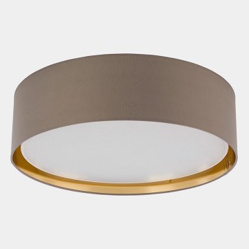 Iluminação de teto BILBAO 4xE27/15W/230V d. 60 cm castanho/dourado
