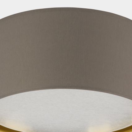 Iluminação de teto BILBAO 4xE27/15W/230V d. 60 cm castanho/dourado