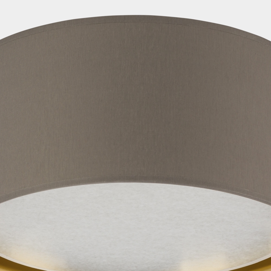 Iluminação de teto BILBAO 4xE27/15W/230V d. 60 cm castanho/dourado