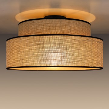 Iluminação de teto BOHO 1xE27/60W/230V bege