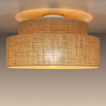 Iluminação de teto BOHO 1xE27/60W/230V bege