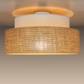 Iluminação de teto BOHO 1xE27/60W/230V branco/bege