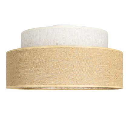 Iluminação de teto BOHO 1xE27/60W/230V creme/bege