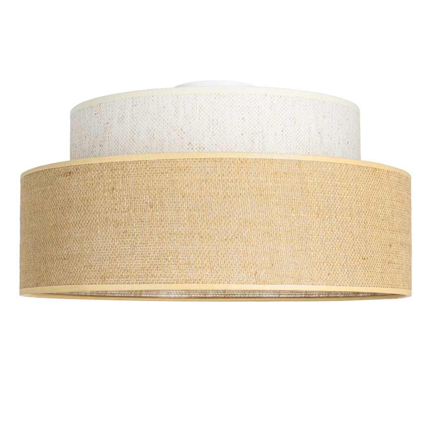 Iluminação de teto BOHO 1xE27/60W/230V creme/bege