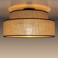 Iluminação de teto BOHO 1xE27/60W/230V diâmetro 40 cm bege