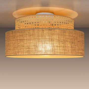 Iluminação de teto BOHO 1xE27/60W/230V vime