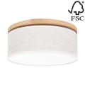 Iluminação de teto BOHO 2xE27/25W/230V diâmetro 38 cm carvalho – FSC certificado