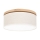 Iluminação de teto BOHO 2xE27/25W/230V diâmetro 38 cm carvalho