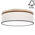 Iluminação de teto BOHO 3xE27/25W/230V diâmetro 48 cm carvalho – FSC certificado