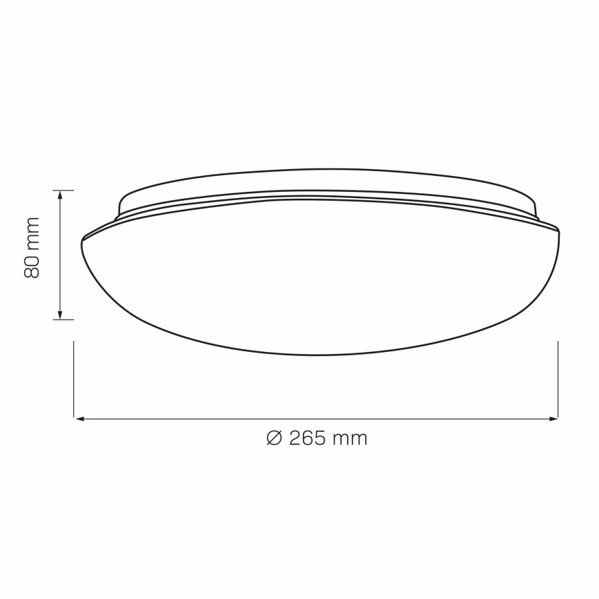 Iluminação de teto BONIFACY 1xE27/20W/230V diâmetro 26,5 cm branco
