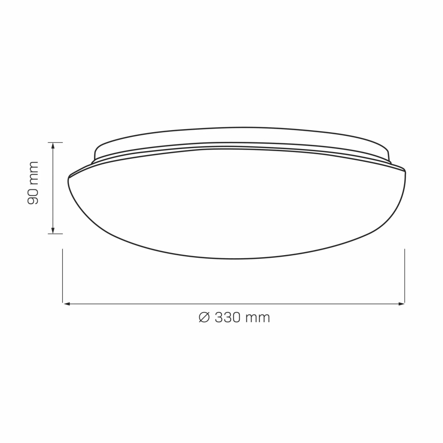 Iluminação de teto BONIFACY 2xE27/20W/230V diâmetro 33 cm branco